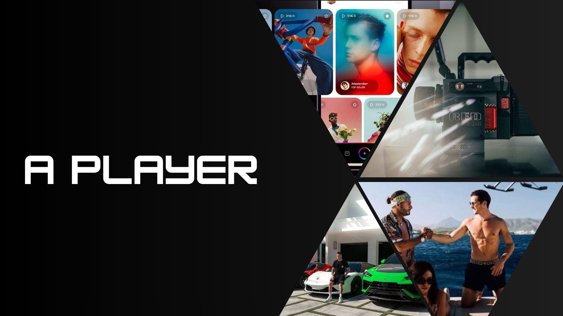 The A Player Program cover with creator app, cinema camera, and lifestyle imagery